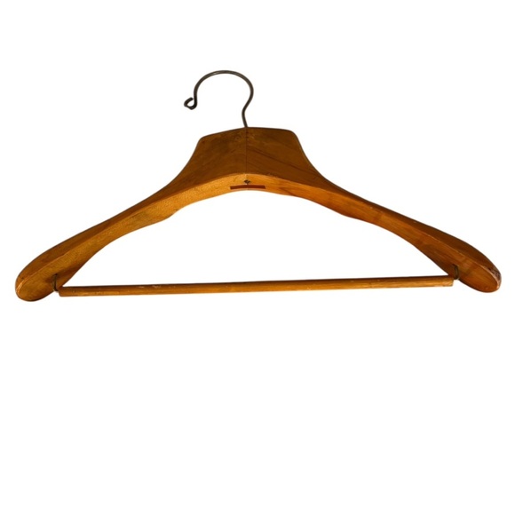Antique NEVCO Wooden Clothes Hanger - Picture 2 of 2